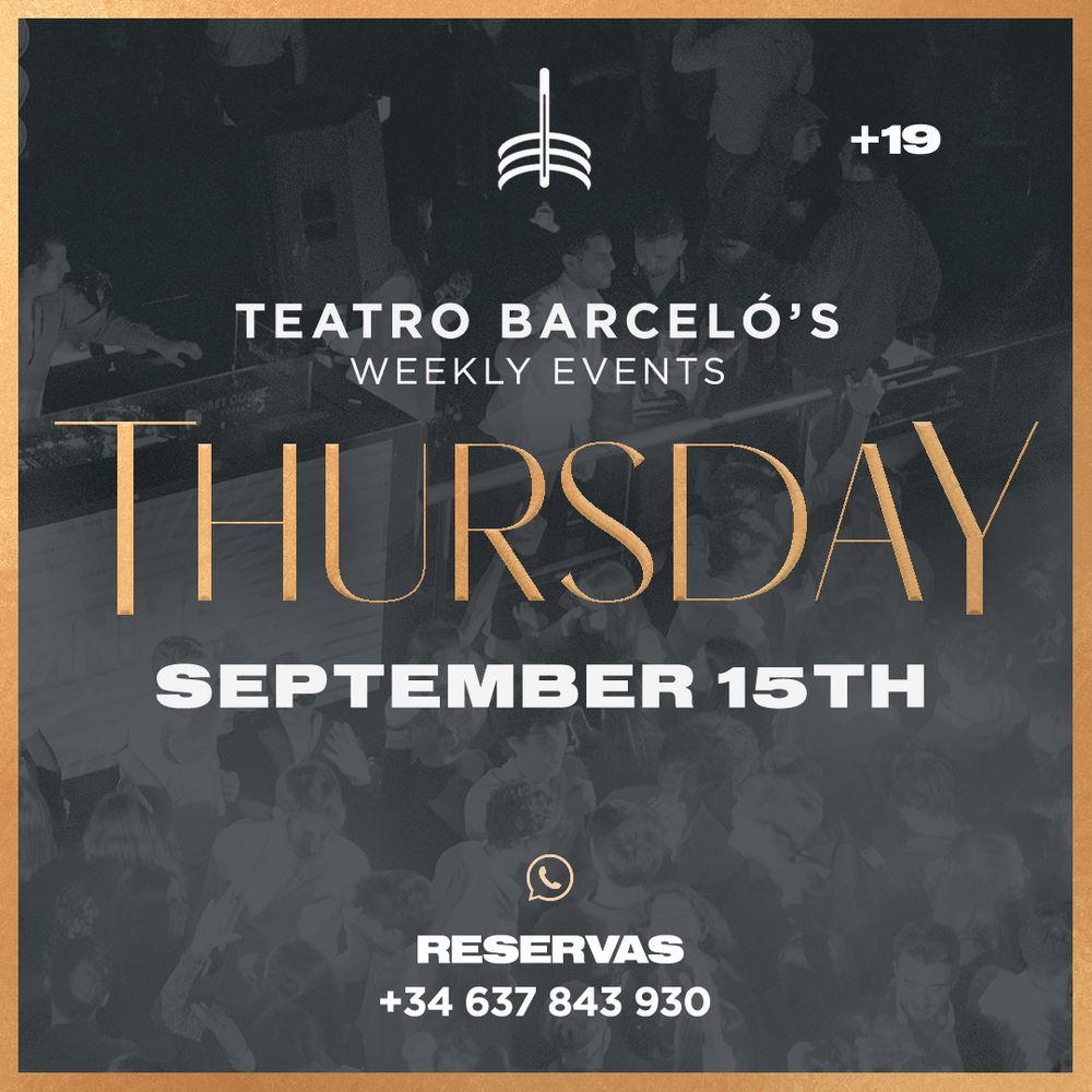 Jueves en Teatro Barceló